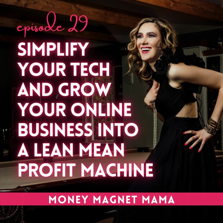 How to grow your online business to $500k! Simplify and streamline your tech setup and backend software for a lean mean profit machine.